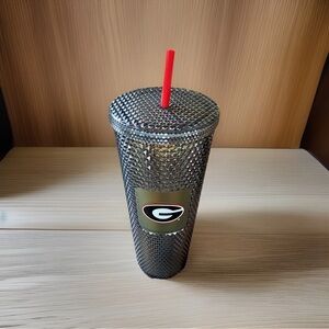 Starbucks 2022 University Of Georgia UGA Studded Iced 24oz Cup Tumbler-New
